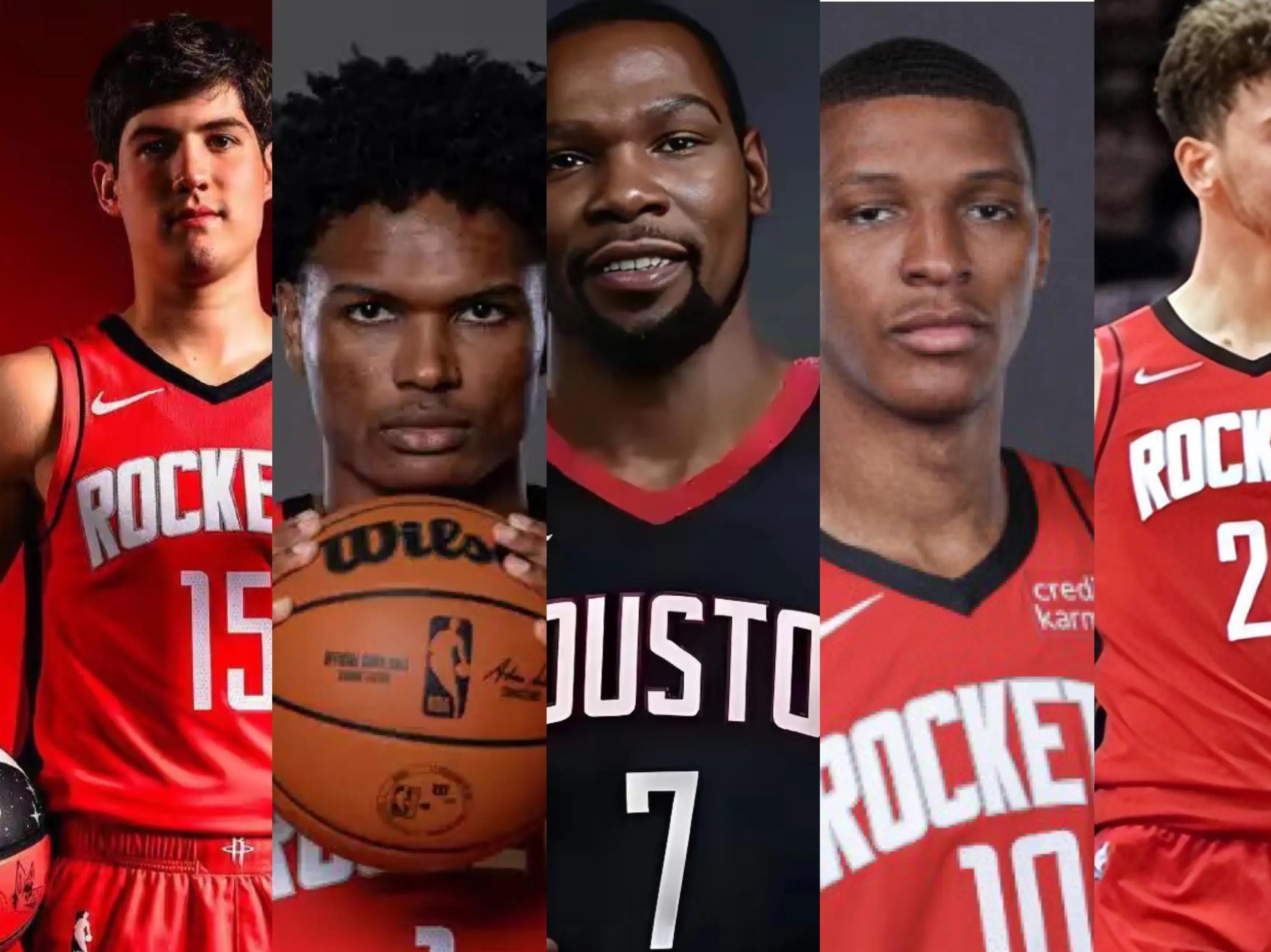 关于火箭大名单震撼亮相!杜兰特领衔,内线锋线富足冲冠在望的信息 第2张