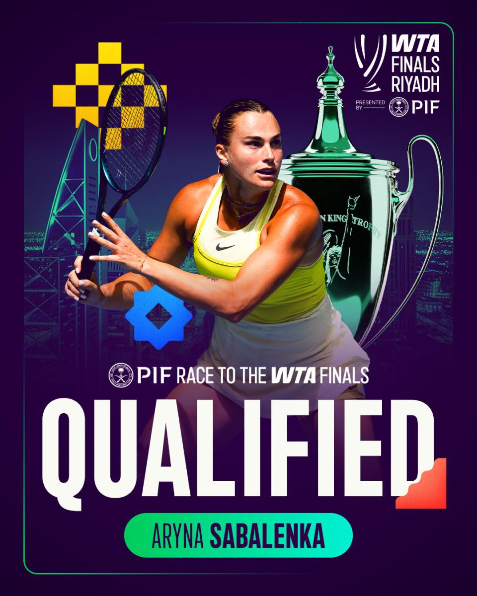 赛季首人!萨巴连续5年进总决赛郑钦文落后前8超1000分的简单介绍