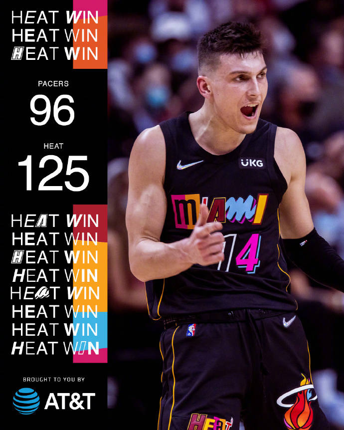 绿军21记三分大胜热火：怀特33+9三分平生涯纪录布朗30+9+7的简单介绍