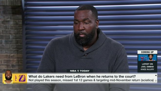 包含帕金斯：詹姆斯的肢体语言透露出沮丧，他与湖人的关系已到尽头的词条