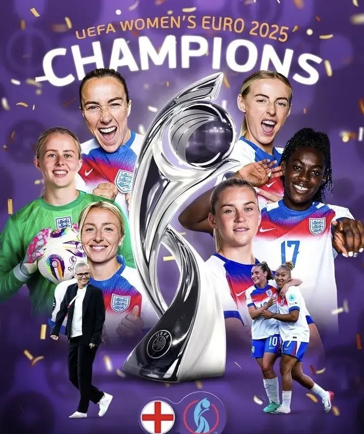 关于英格兰男足六十年无缘冠军，女足已蝉联欧洲杯冠军，重要的是主角是阿森纳球员的信息