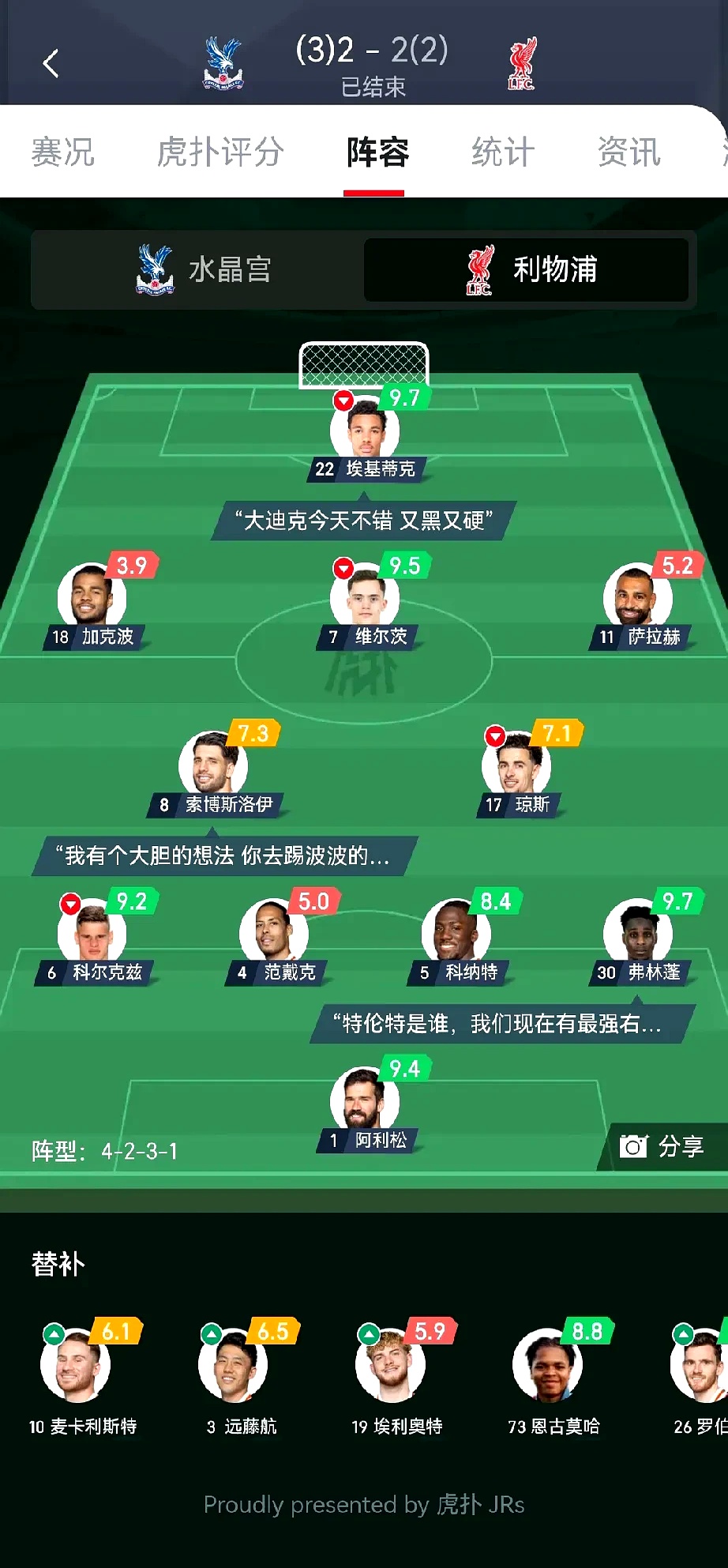 包含利物浦定位球教练布里格斯离任，球队本赛季丢12定位球英超最多的词条