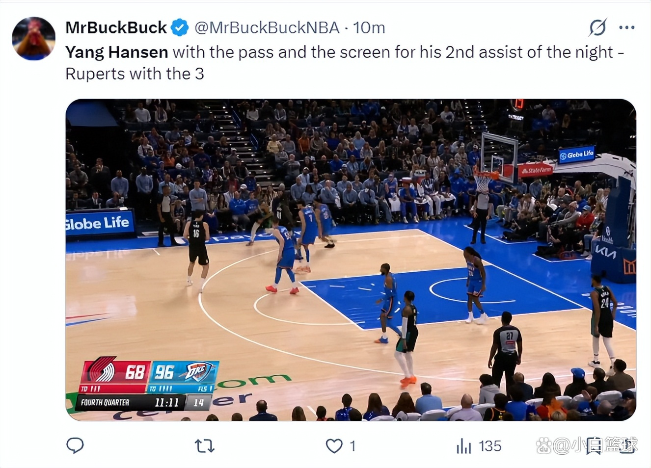 拓媒：开拓者试图用区域联防避免瀚森被针对，但并不成功的简单介绍