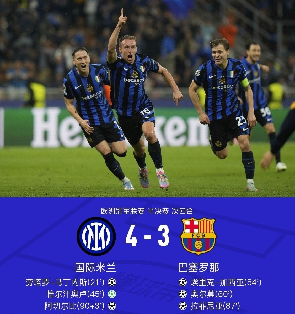 国米公布8月份3场友谊赛，将对阵摩纳哥&蒙扎&奥林匹亚科斯的简单介绍