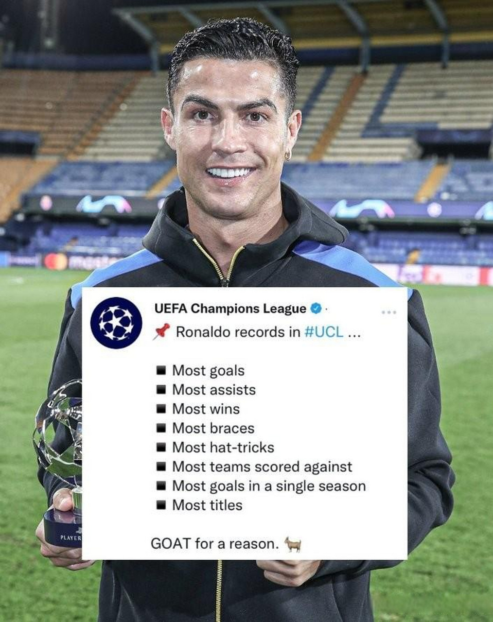 20年欧冠生涯,C罗表现如何?进球助攻皆为最佳的简单介绍 20年欧冠生涯,C罗表现如何?进球助攻皆为最佳的简单介绍