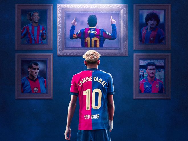 关于亚马尔10号球衣24小时售卖创史将超梅西25%为巴萨输血的信息