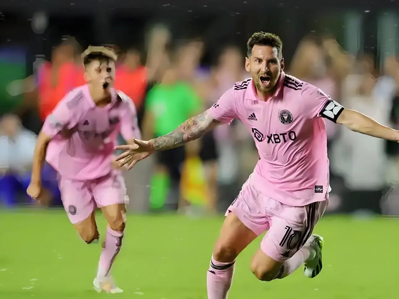 关于梅西2射1传迈阿密5-1逆转近7轮12球+5助攻的信息