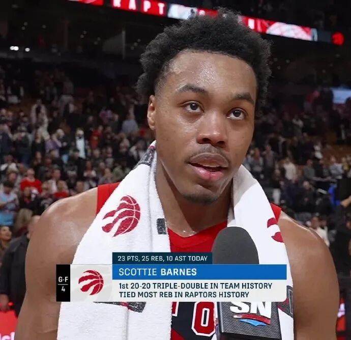 关于巴恩斯送出50次抢断55次盖帽，本赛季首位抢断+盖帽破百球员的信息