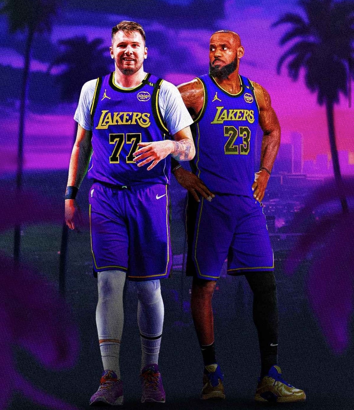 湖人首发：詹姆斯、拉拉维亚、艾顿、斯马特、东契奇的简单介绍